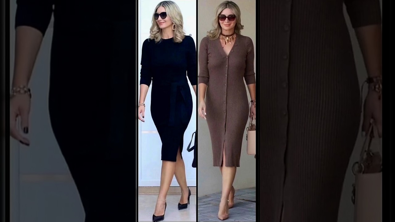 Moda femenina elegante y estilizada para mujeres maduras #moda #estilo #outfits