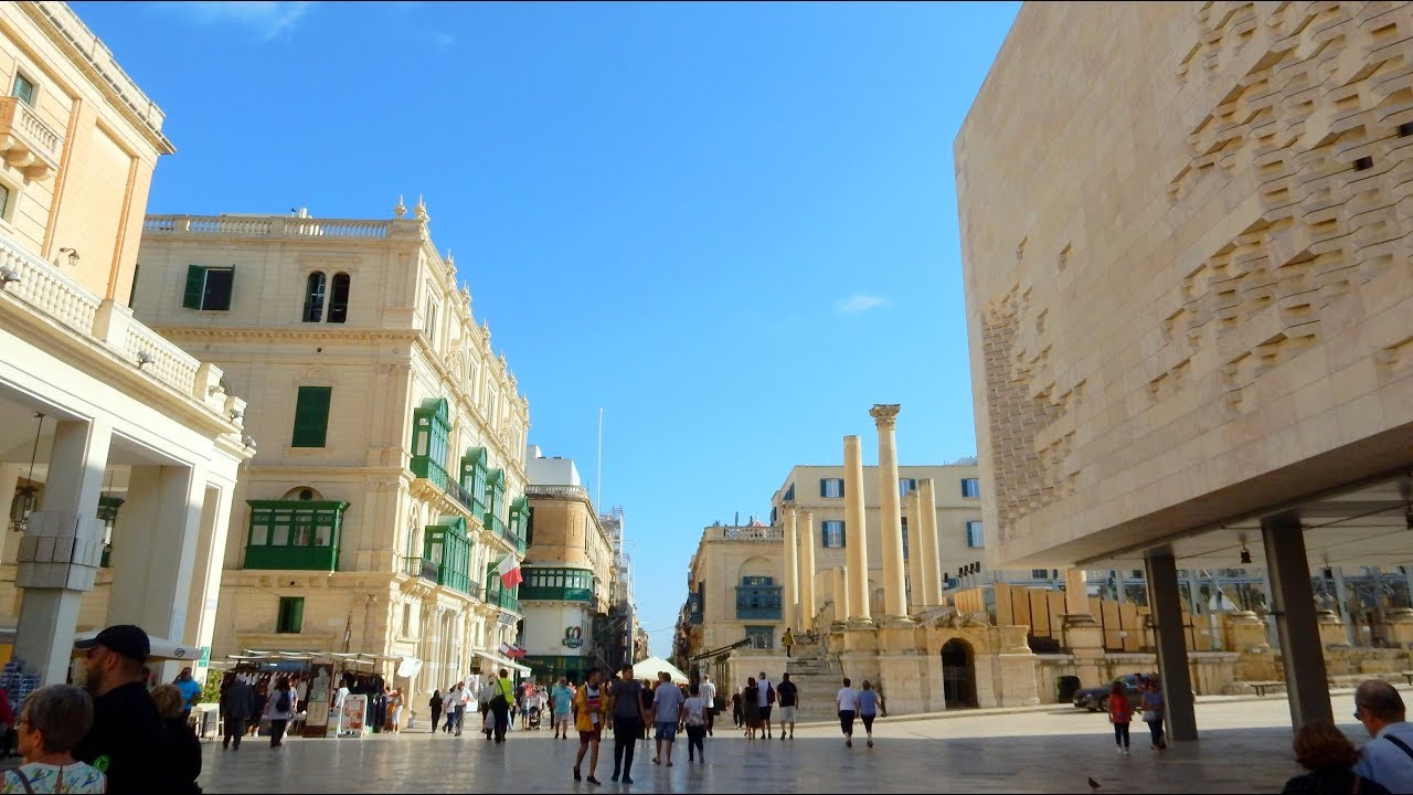 MALTA - VALLETTA LA CITTA' DEI CAVALIERI - 4k