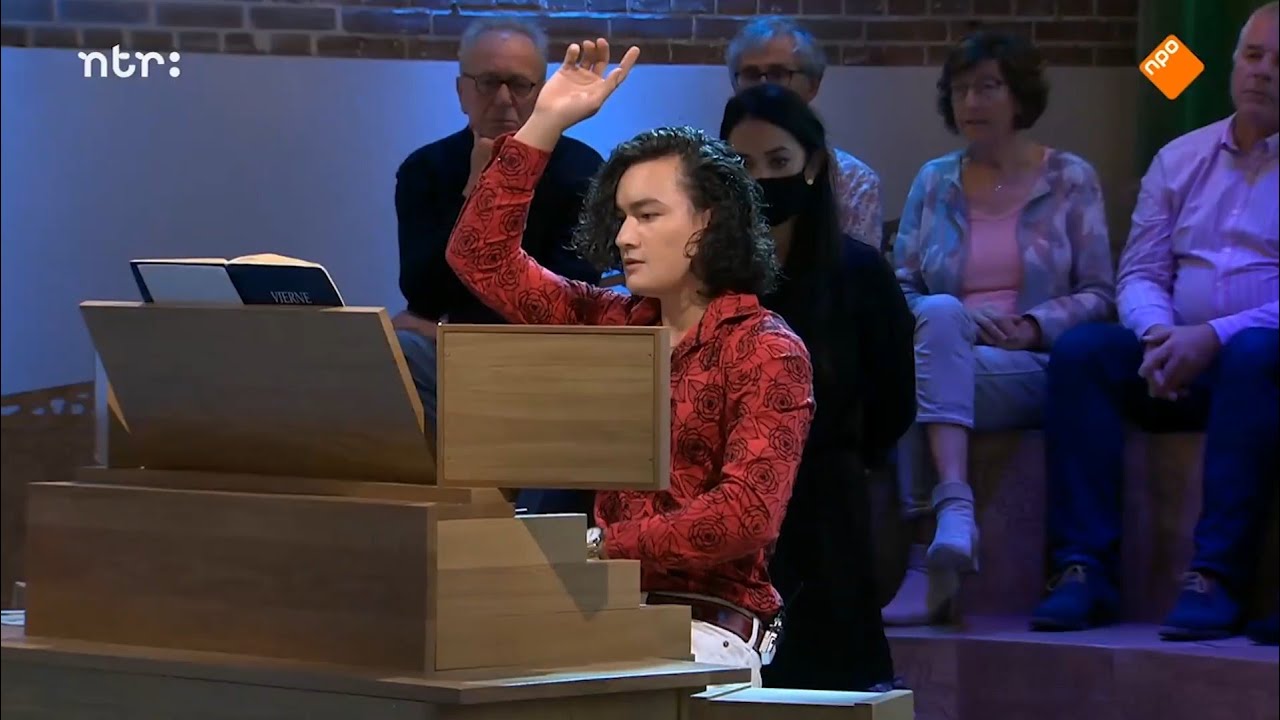 Alexander de Bie LIVE TV at Podium Witteman, NPO 2, L. Vierne Scherzo from 6th Symphonie