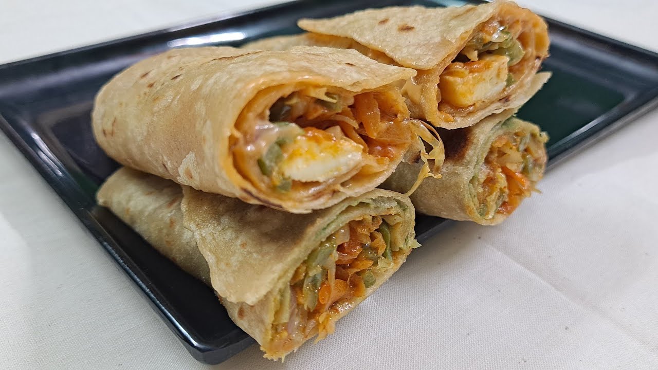 vegetable frankie roll recipe in tamil|veg roll recipe in tamil|Easy breakfast recipe in tamil