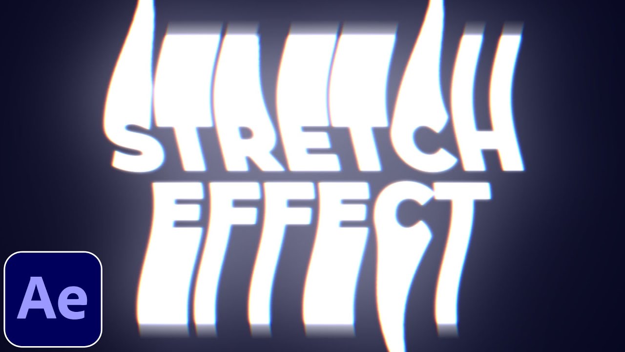Stretch Text Tutorial in After Effects | No Plugins | Stretch Effect