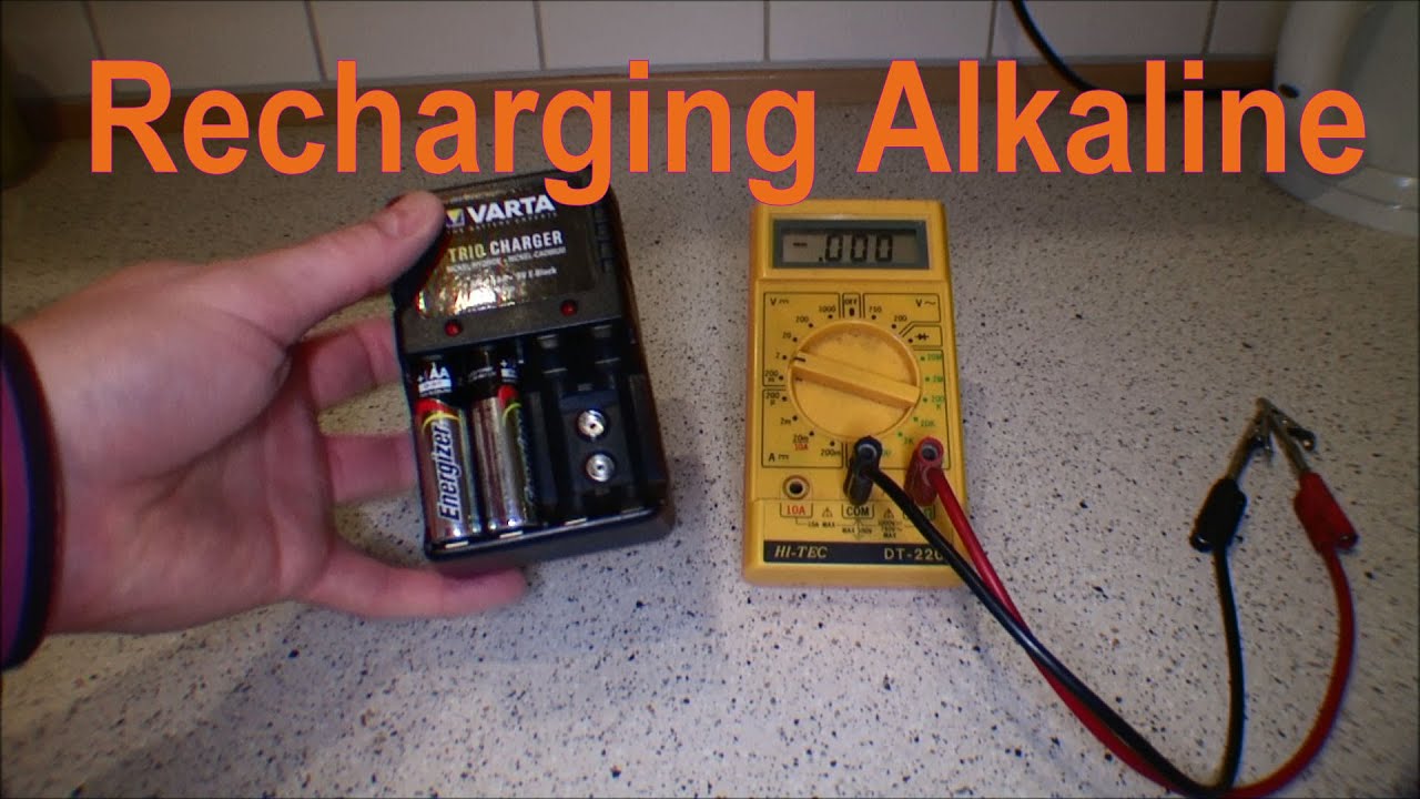 Charging Alkaline (NON-RECHARGEABLE) Batteries - 124