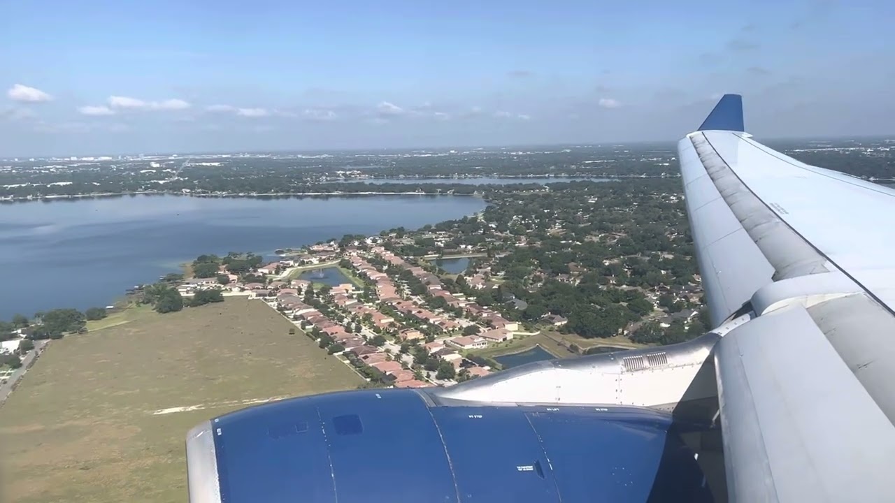 Delta Airbus A330-300 Landing into Orlando (MCO)
