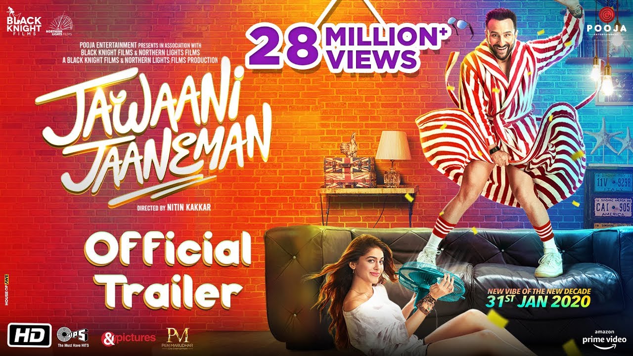 Jawaani Jaaneman – Official Trailer | Saif Ali Khan, Tabu, Alaya F | Nitin K | 31st Jan 2020