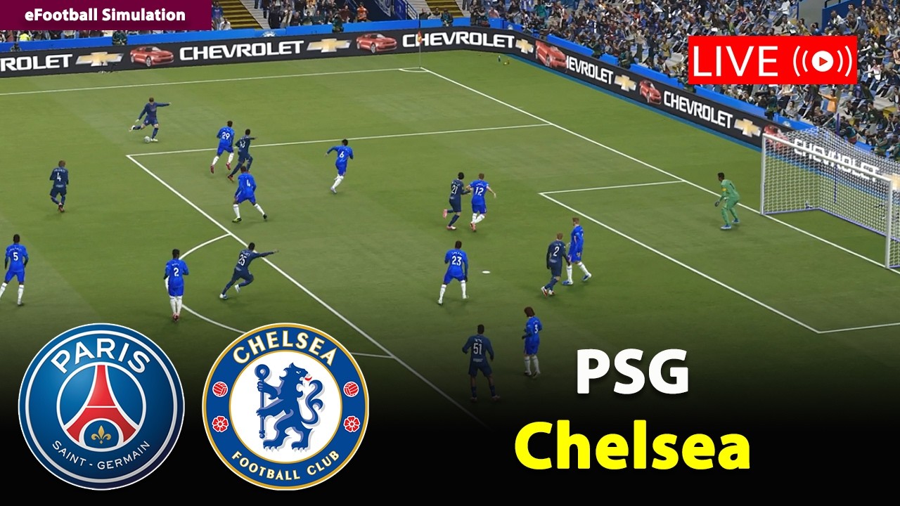🔴ПСЖ против Челси | Лига чемпионов УЕФА 2025/26 | Симулятор eFootball PES21