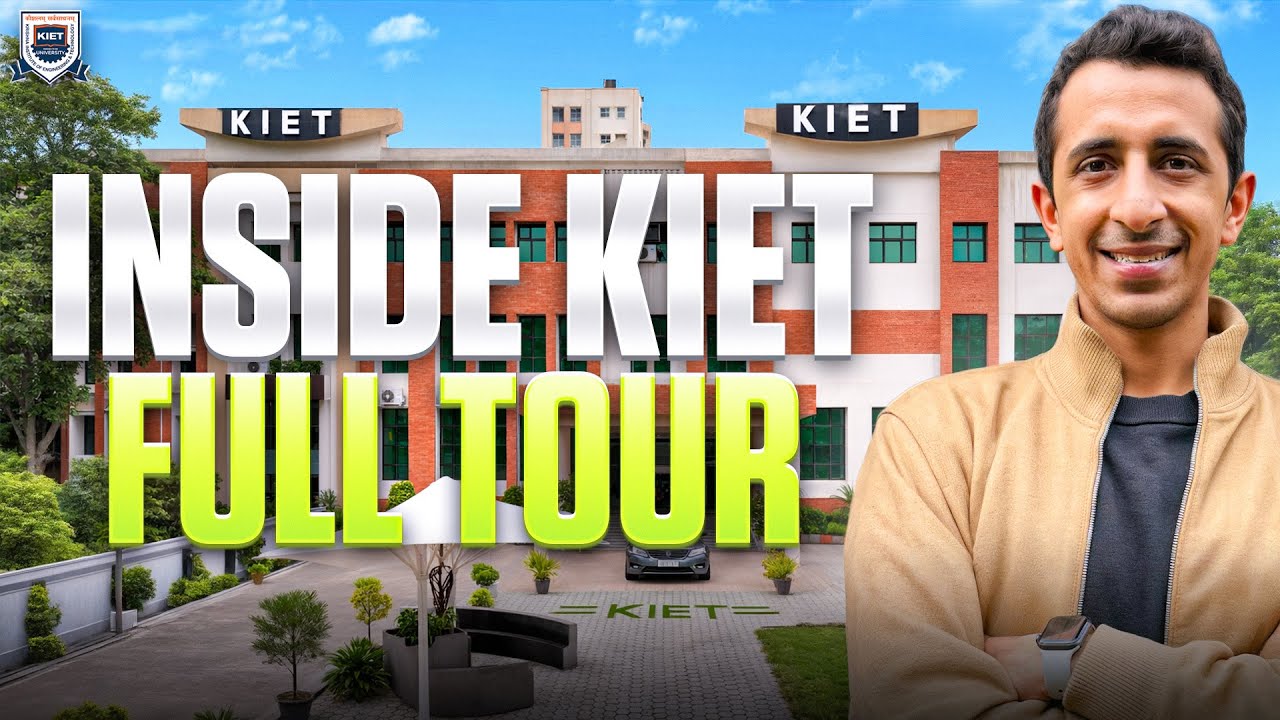 A Day at KIET, Delhi NCR - Full Campus Tour & Hostel Tour
