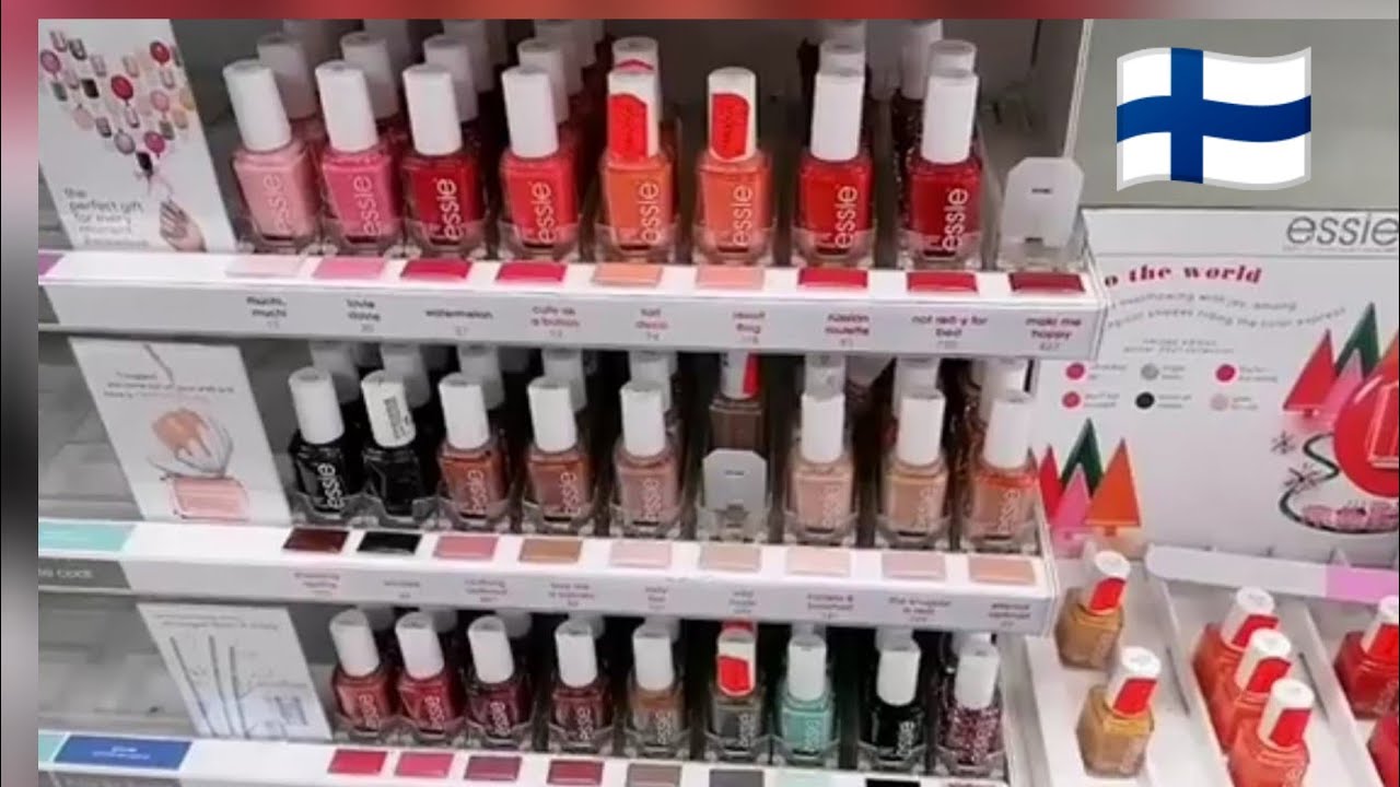 Бюджетный уход из супермаркета в Финляндии, IBERO, GARNIER, L ' OREAL, MAVALA, ESSIE, Maybelline 