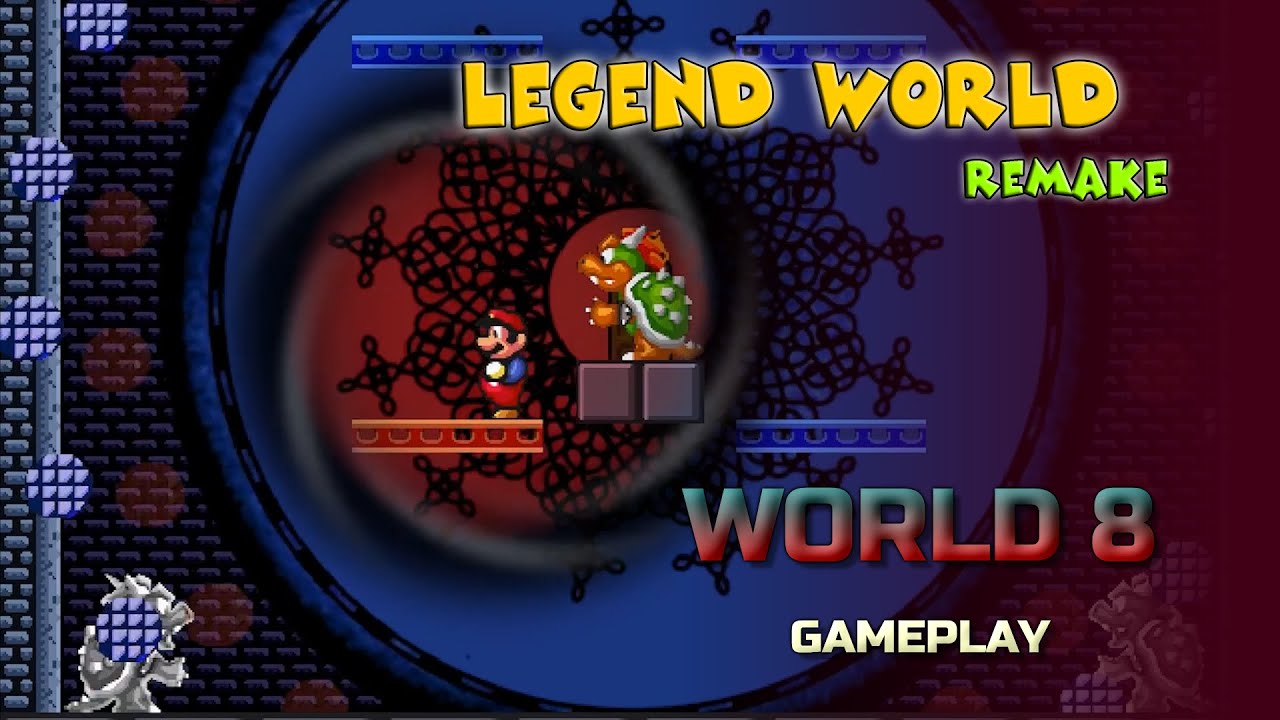 Mario Forever: Legend World Remake v2.0 - World 8 Gameplay (Finale)