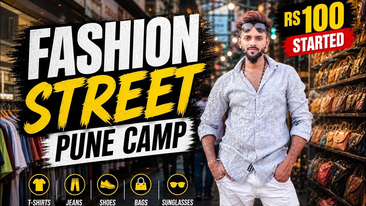 Fashion Street Pune | Pune Fashion Market | Cheapest Market  In Pune | Pune Camp 