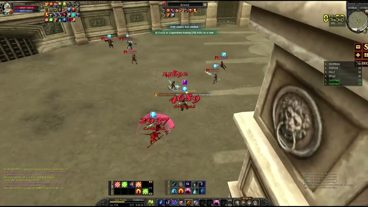 Tilted Asf , Most fair survival arena ever , getting traced by warrior and Spear Zerk on for me only