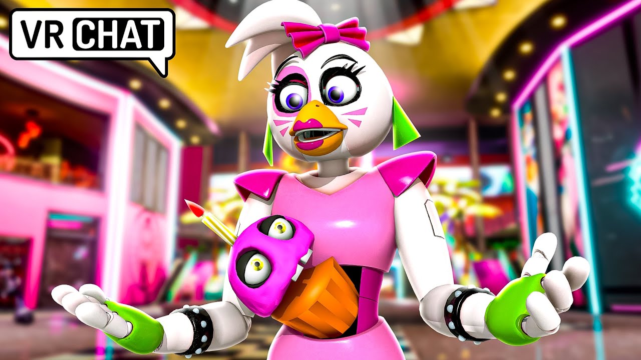 Glamrock Chica TRAPPED Cupcake in VRCHAT