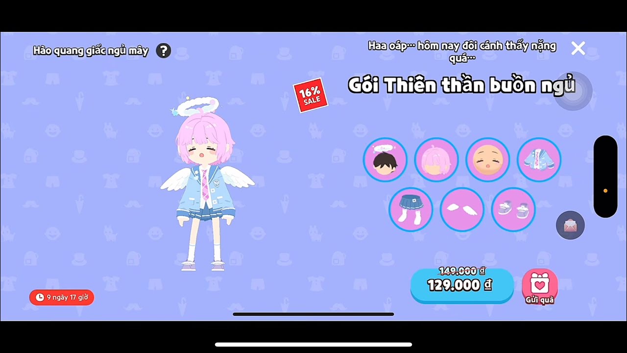 Play TogetherlReview gói Thiên Thần NgáyNgủ, Ruby, Quỷ,Valentine Xanh,Min Pop,Cáo Miho,Cáo Mưa Đào