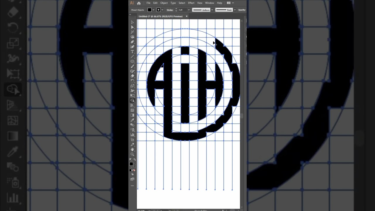 Logo Design Process Illustrator!