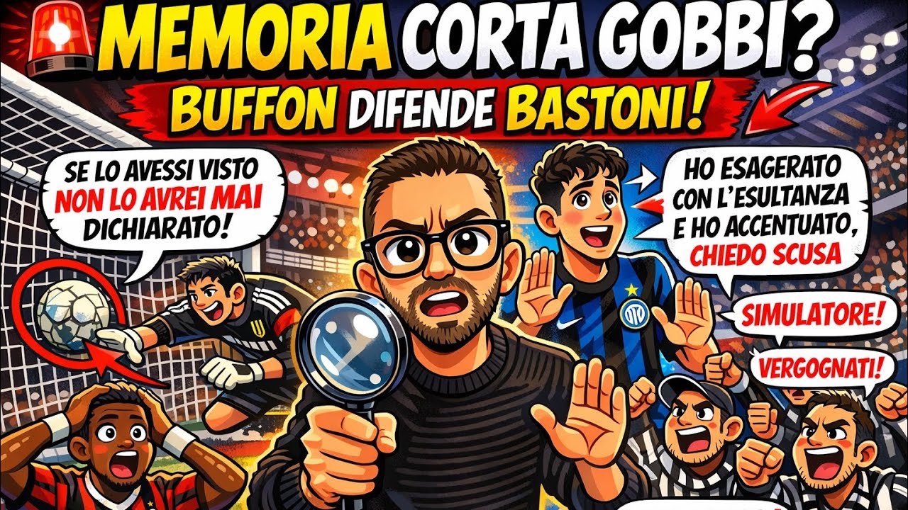 🚨BUFFON DIFENDE BASTONI E SMONTA I GOBBI‼️ LUI ANTISPORTIVO? E BUFFON E BONIEK? MUTI REIETTI UMANI🤫🤬