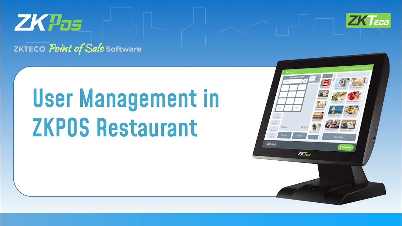 User Management in ZKPOS Restaurant