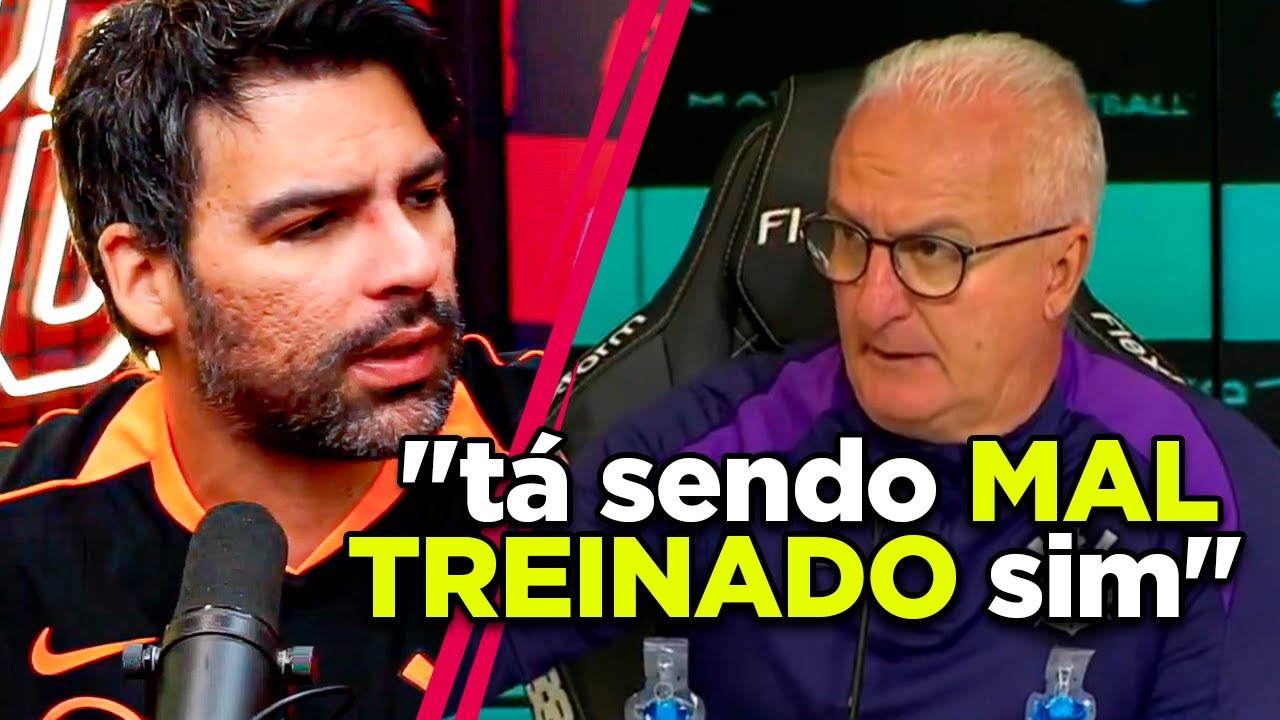 DORIVAL DEBOCHA de jornalista após pergunta maldosa