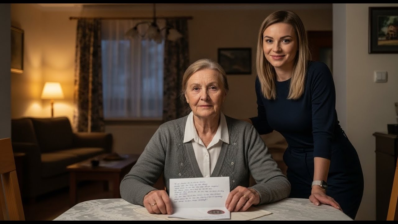Synowa podeszła do mnie z uśmiechem i wręczyła mi list, ale nie spodziewała się, co zrobię później.