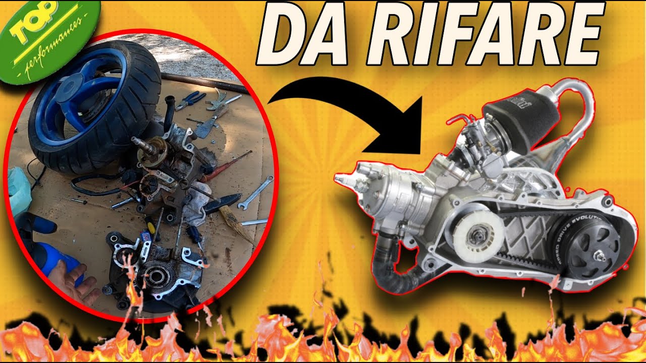 Restauro Completo di un Blocco Piaggio , dalla ruggine allo Splendore