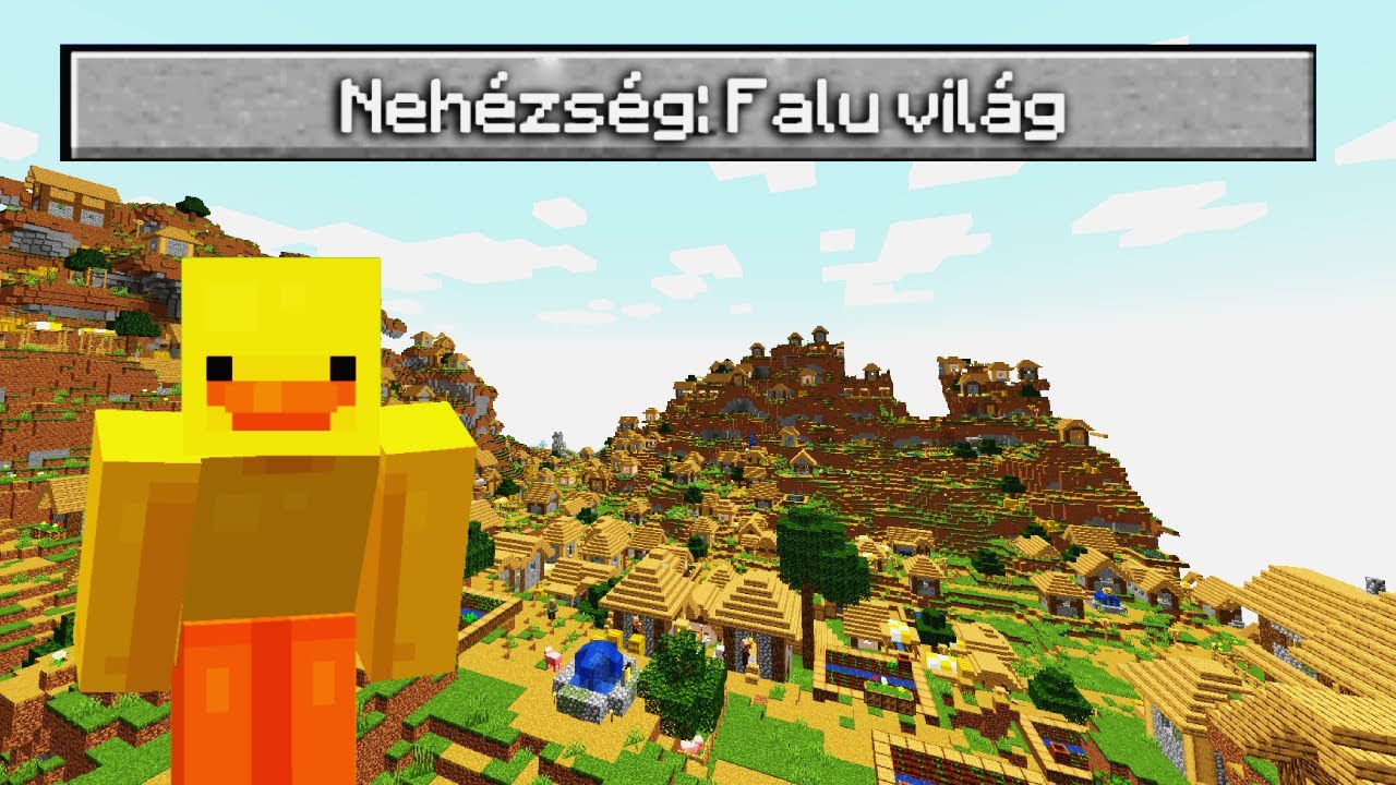 Minecraft, de az egész világ egy falu! pt.1