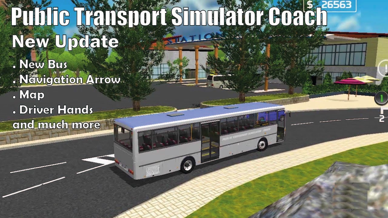 PUBLIC TRANSPORT SIMULATOR COACH GREAT UPDATE BUT NOT EASY TO DRIVE THE BUS