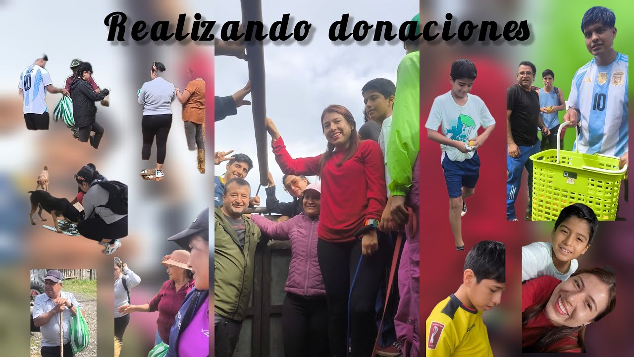 Llevando esperanza tras fuertes lluvias: comida, ropa y muchas sonrisas.