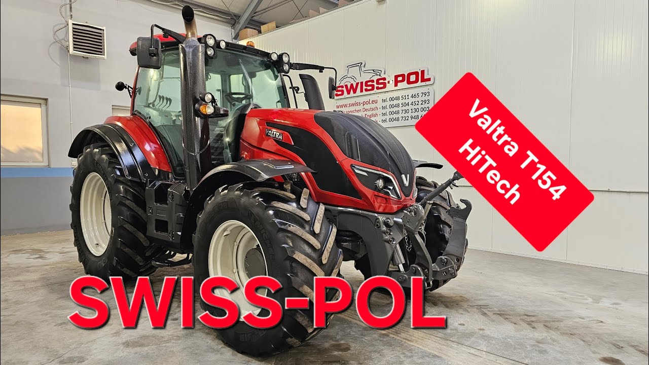Valtra T154 HiTech 2015 rok 4100Mtg Sprzedam SWISS-POL