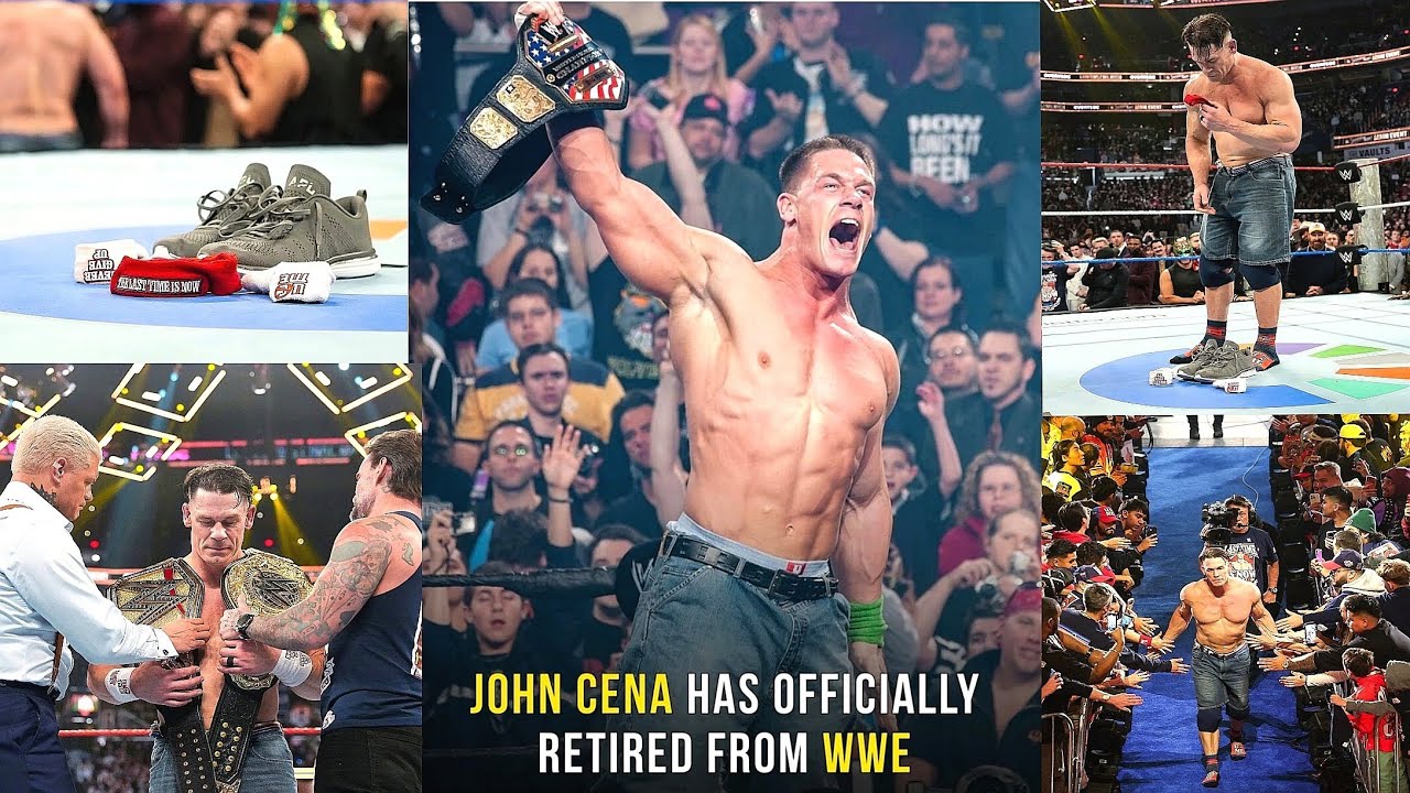 JOHN CENA HAS OFFICIALLY RETIRED FROM WWE. #wwe #johncena #celebrities 