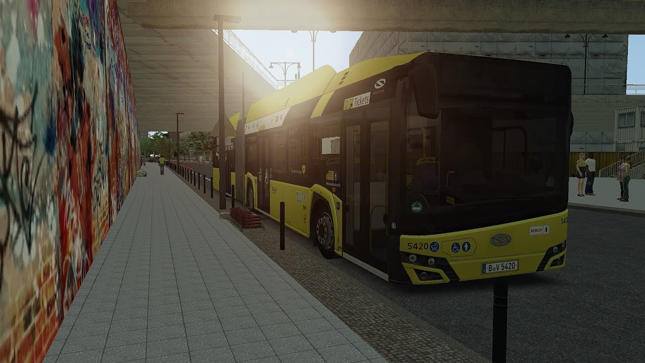 Omsi 2 Add-on Berlin Line 🚌300🚌 #omsi2 #omsi #berlin  #bus #nocommentary #solaris