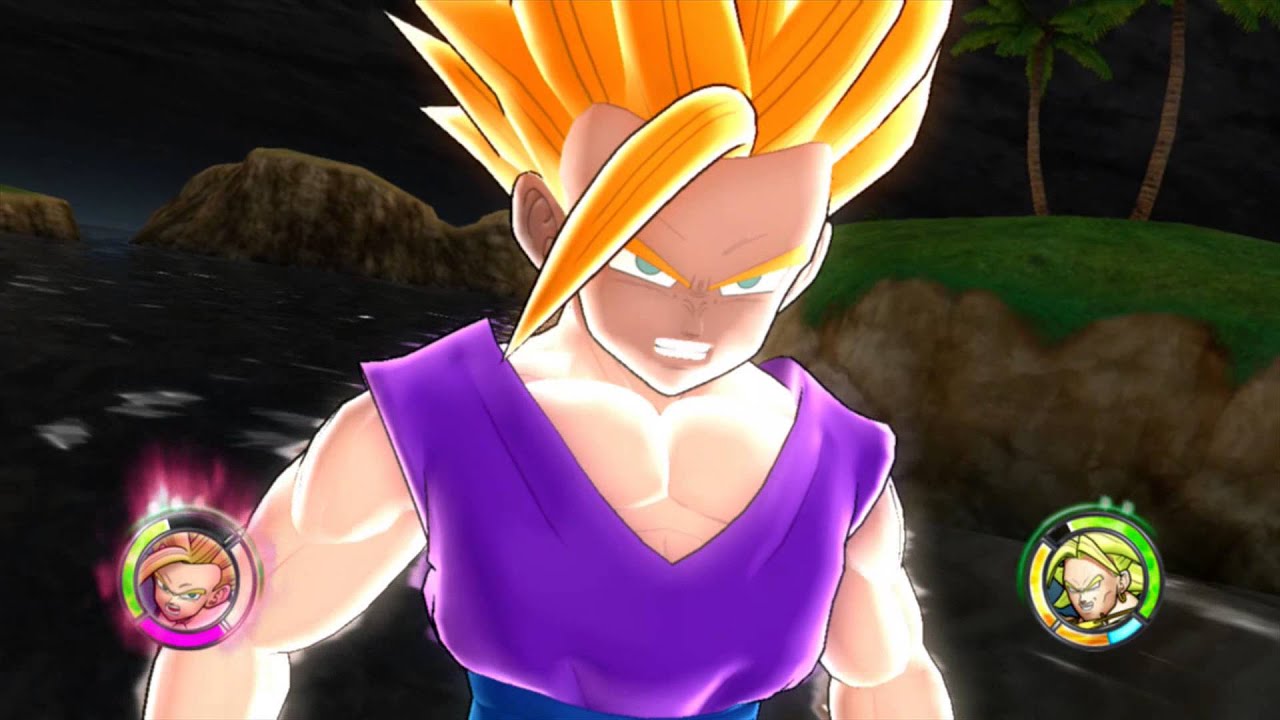 Dragon Ball Raging Blast 2: Teen Gohan vs Broly(HD gameplay)