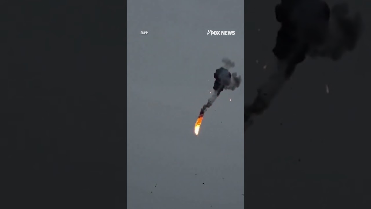 WATCH: Drone shot down near Ukraine-Romania border after Russian attacks