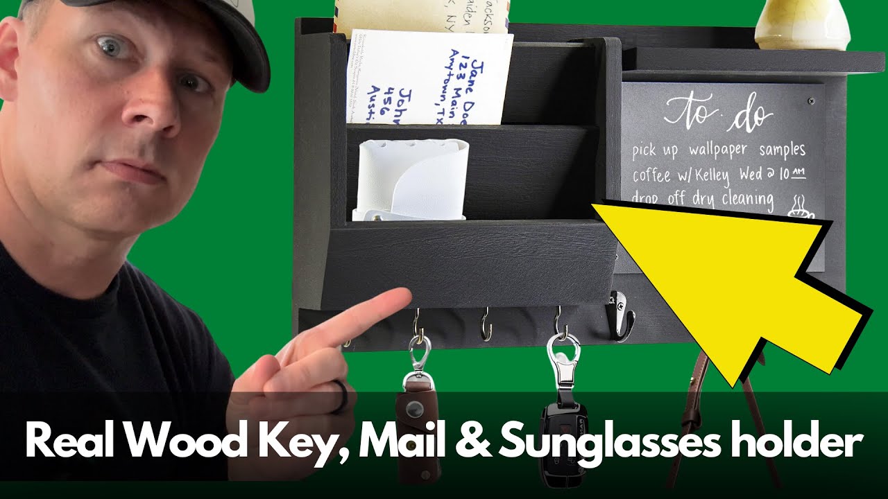 Best Wall Key & Mail Holder Organizer (real wood!): Ziivita review