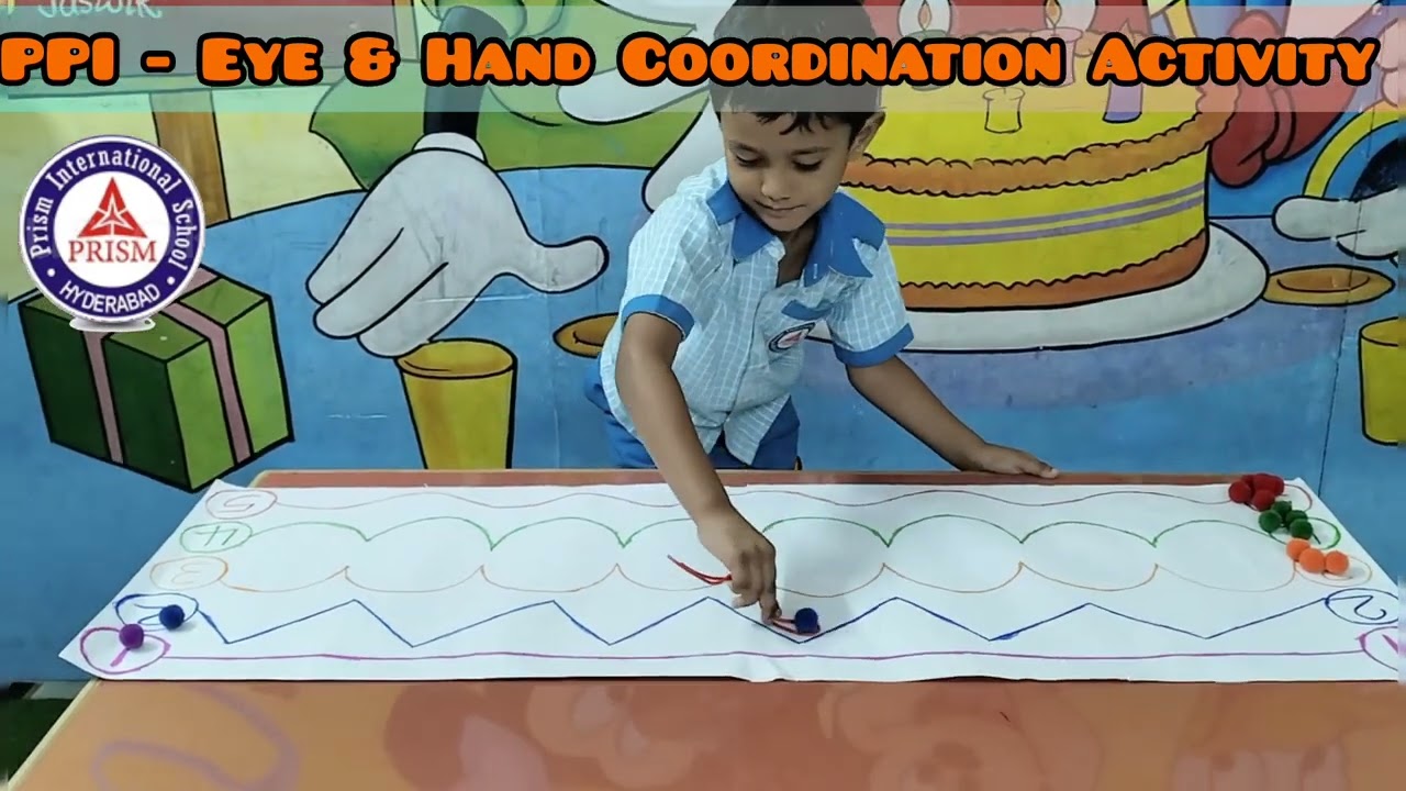 PP I - Eye & Hand Coordination Activity @ Prism International School, Beeramguda
