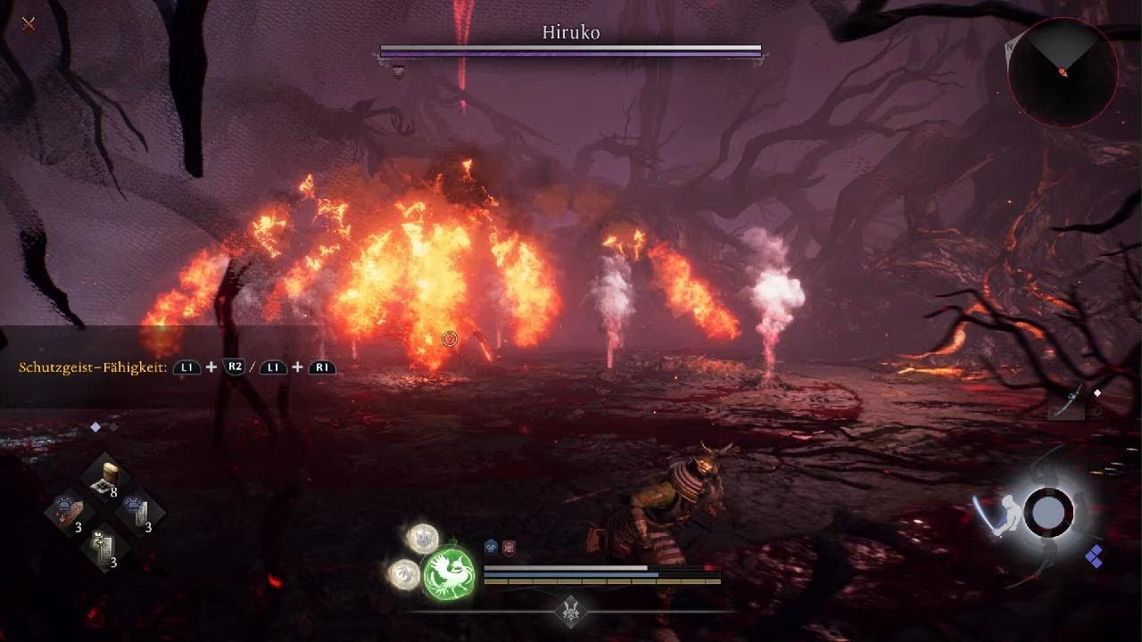 Nioh 3 Hiroku Bossfight Samurai only