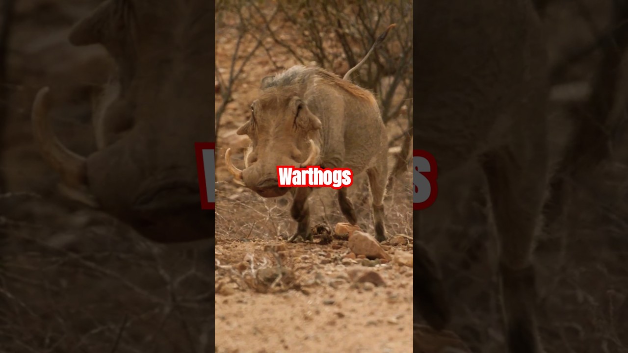 Fun facts about Warthogs! #fact #naturetrivia #funfacts #animals #didyouknow #funknowledge #wildlife