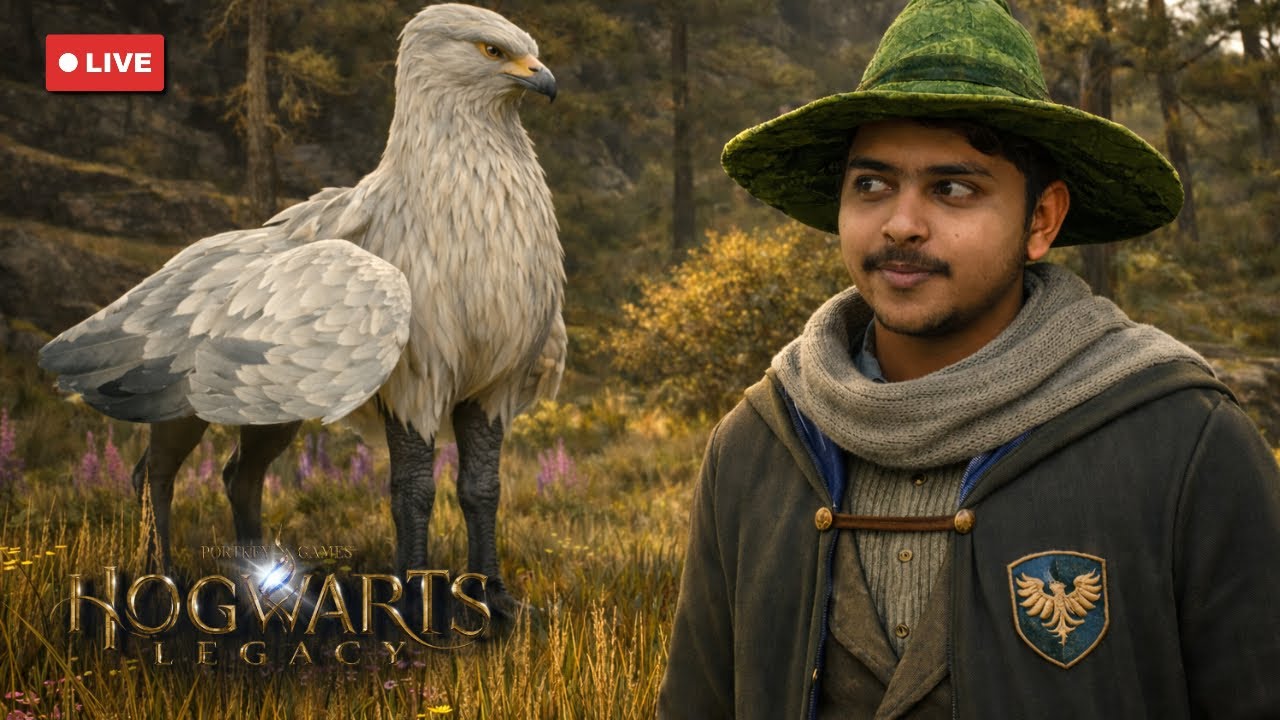 Hogwarts Legacy LIVE 🔴 MEET MY New Friend Half Eagle Half Hours | EP.4