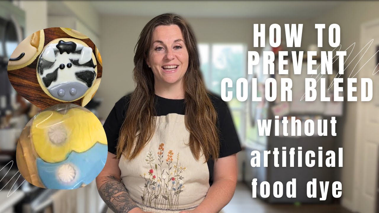 How to Prevent Color Bleed Without Artificial Dyes | Dye-Free Cookie Decorating Tips