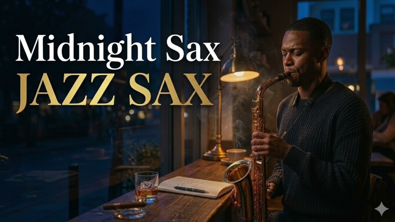 Midnight Sax Solo 🎷 Smooth Jazz Sax for Deep Focus & Relaxation