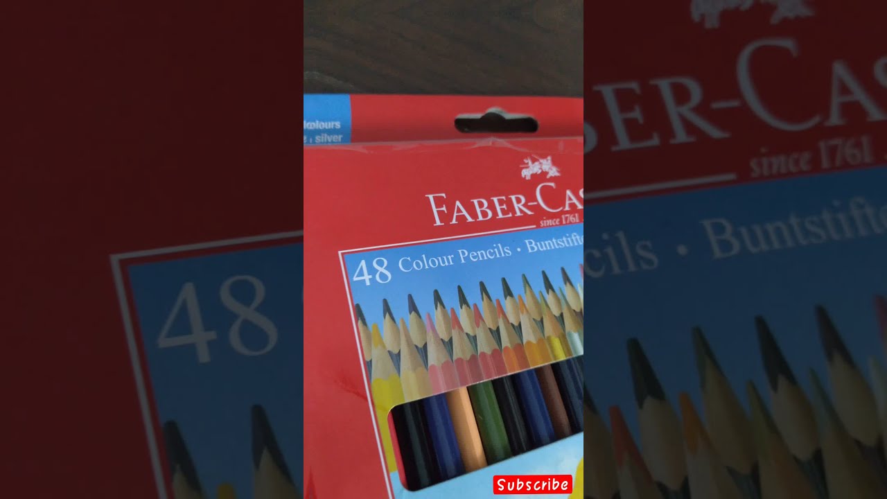 Faber Castell (Buntstifte) unboxing....#Shorts