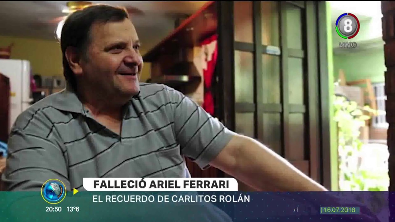 Carlitos Rolán conmovido con la muerte de Ariel Ferrari