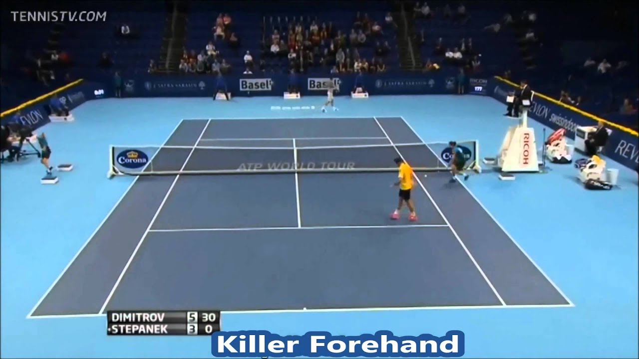 Grigor Dimitrov v Radek Stepanek 2013 ATP Basel 1R [HD]