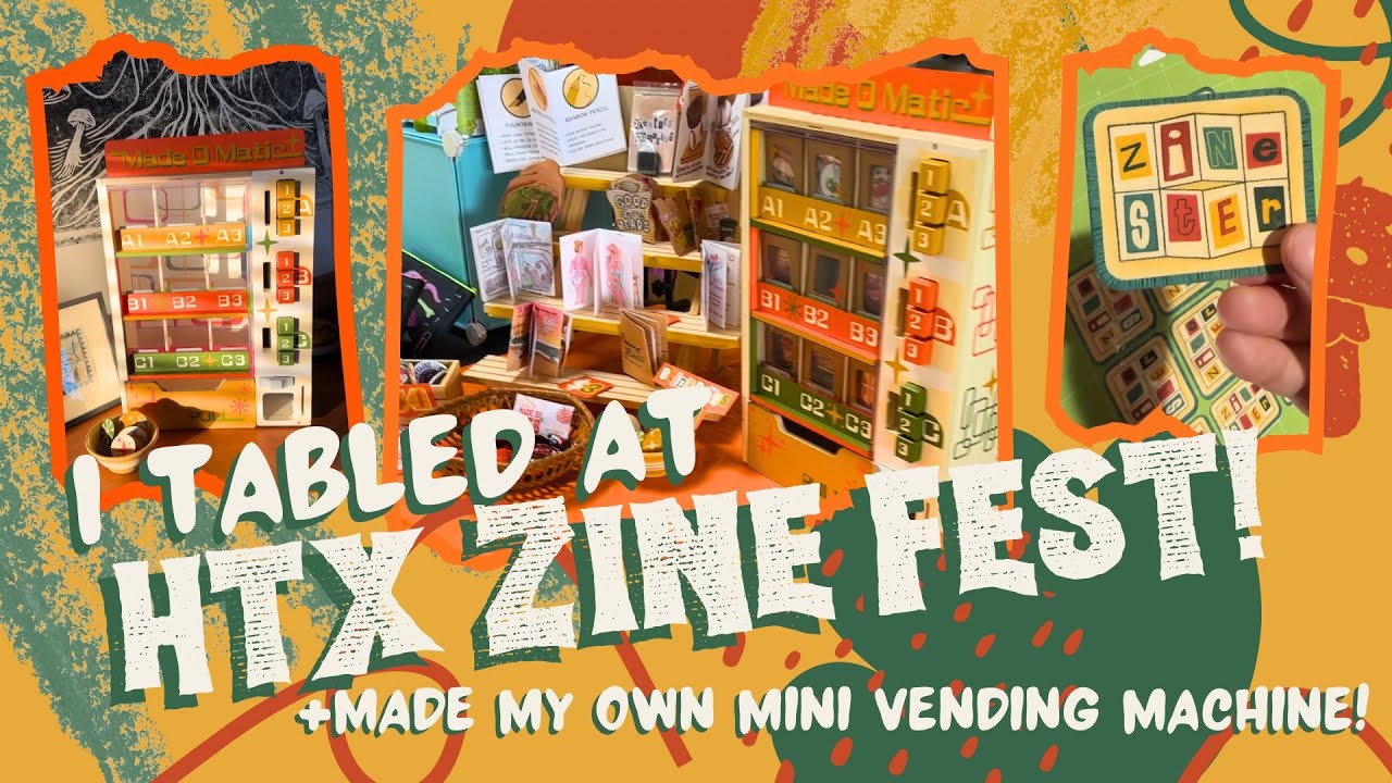 Vending at Houston ZINE FEST! 