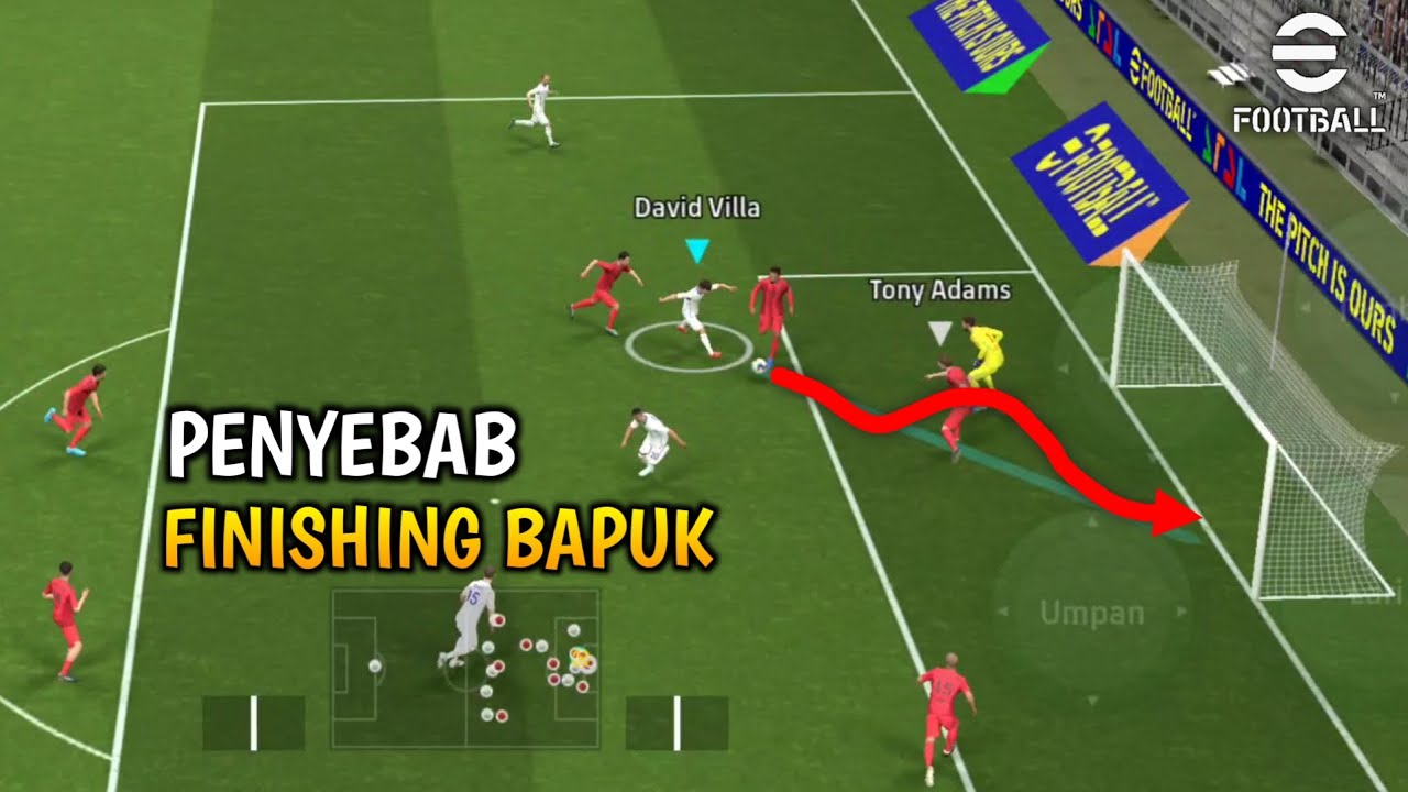 TIPS FINISHING ALA PRO PLAYER 😱 eFootball 2025 Mobile [Akurat 99% GOL]