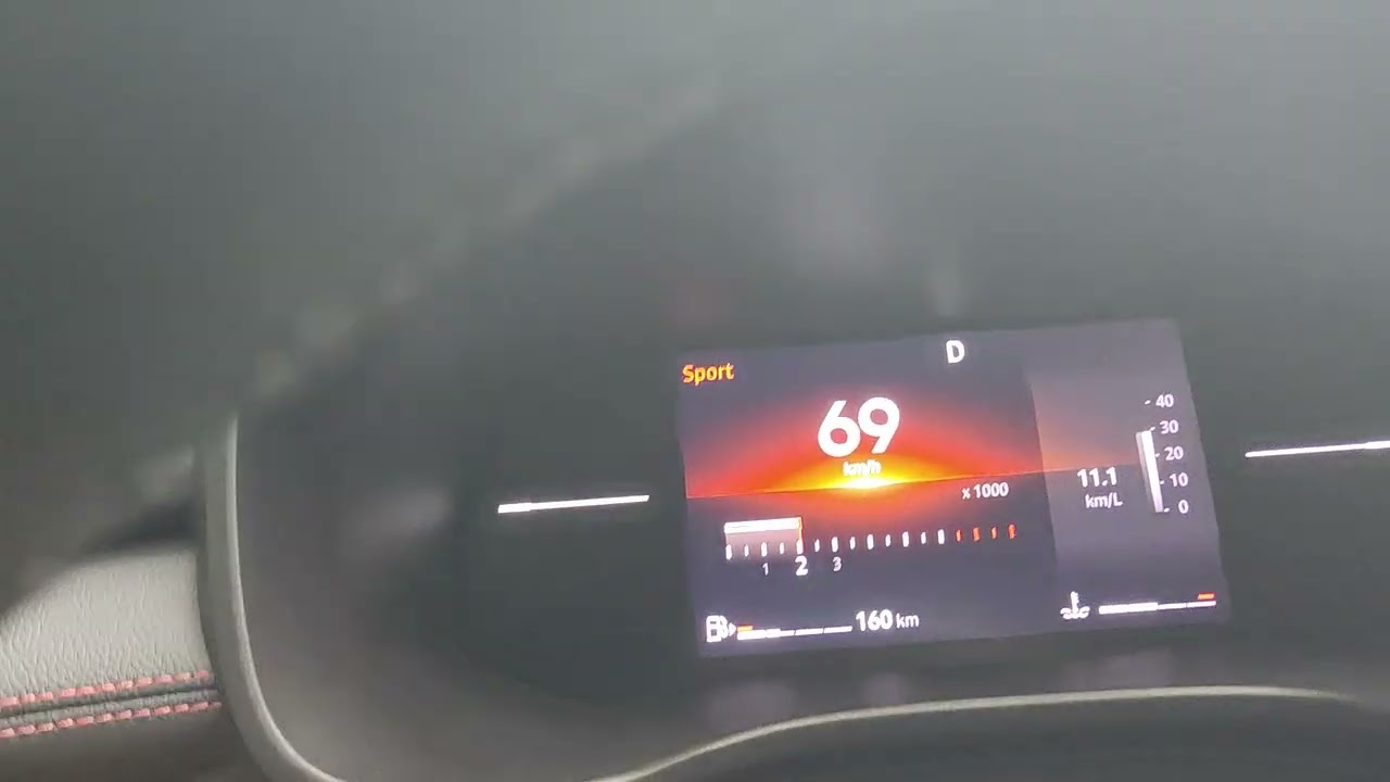 Como Ler o Conta-Giros do Renault Kardian no Modo Sport (Explicação Prática).