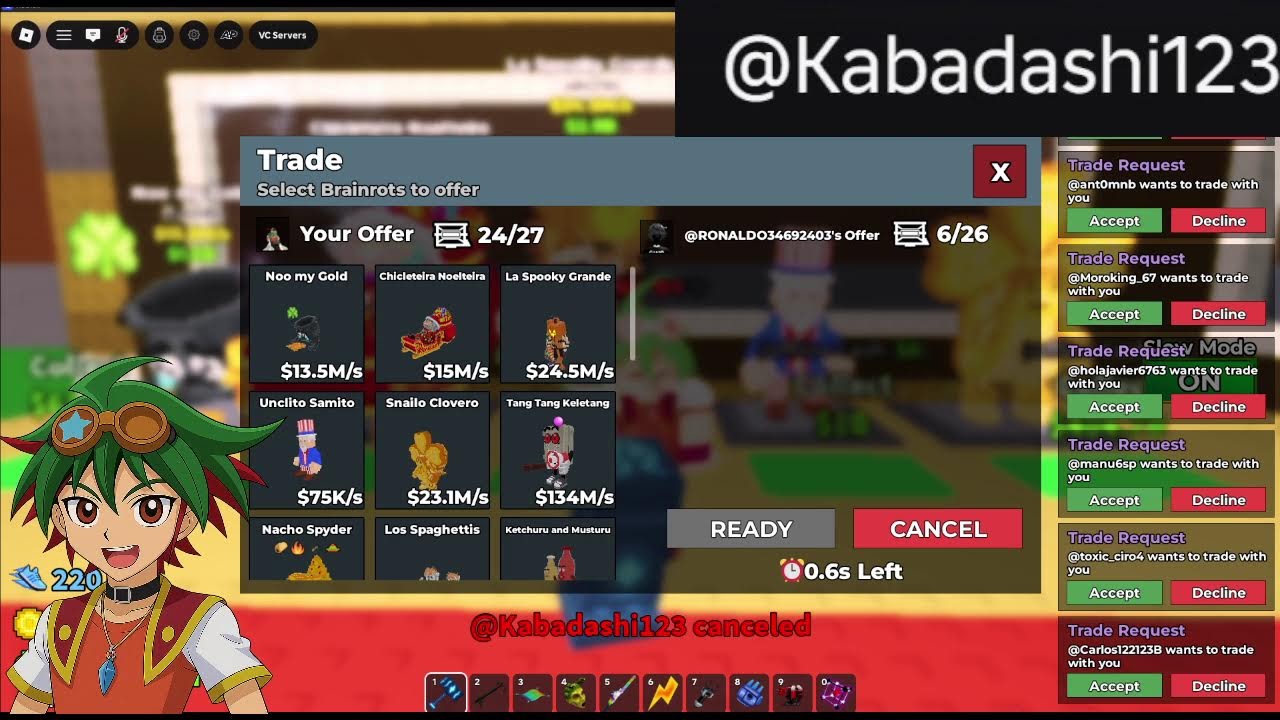 Tradeando/Trading | Robar un Brainrot esp/eng (so bad)