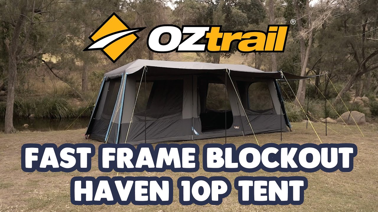 OZtrail Fast Frame Haven 10 Person Tent - Exclusive to Anaconda