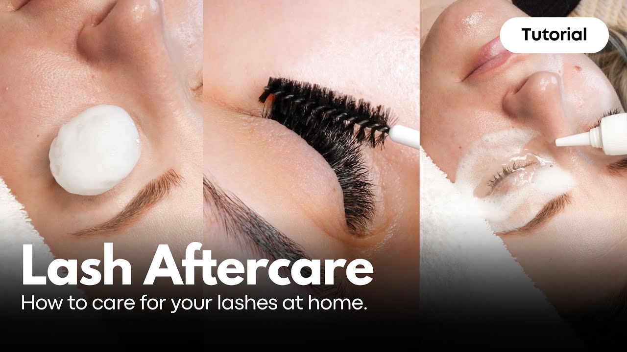 How To Take Care Of Your Lashes At Home | Eyelash Extension Aftercare Tutorial | Lash 101