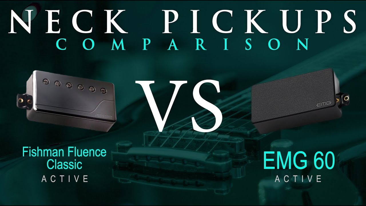 FISHMAN Fluence Classic vs EMG 60 - Active NECK Pickup Guitar Comparison / Demo