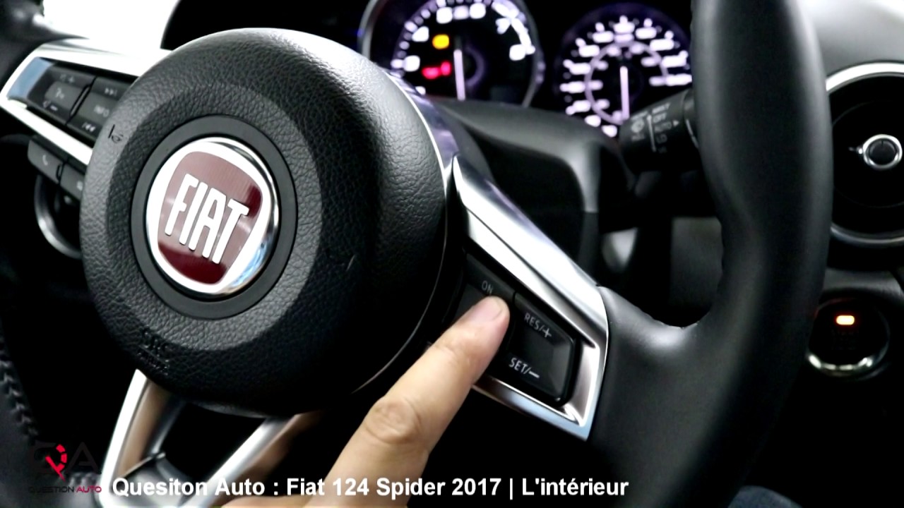 2017 Fiat 124 Spider | L'intérieur/ Essai Ultra complet partie 2/7