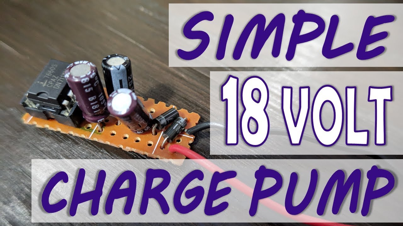 Simple 18 Volt Charge Pump | DIY Guitar Pedals