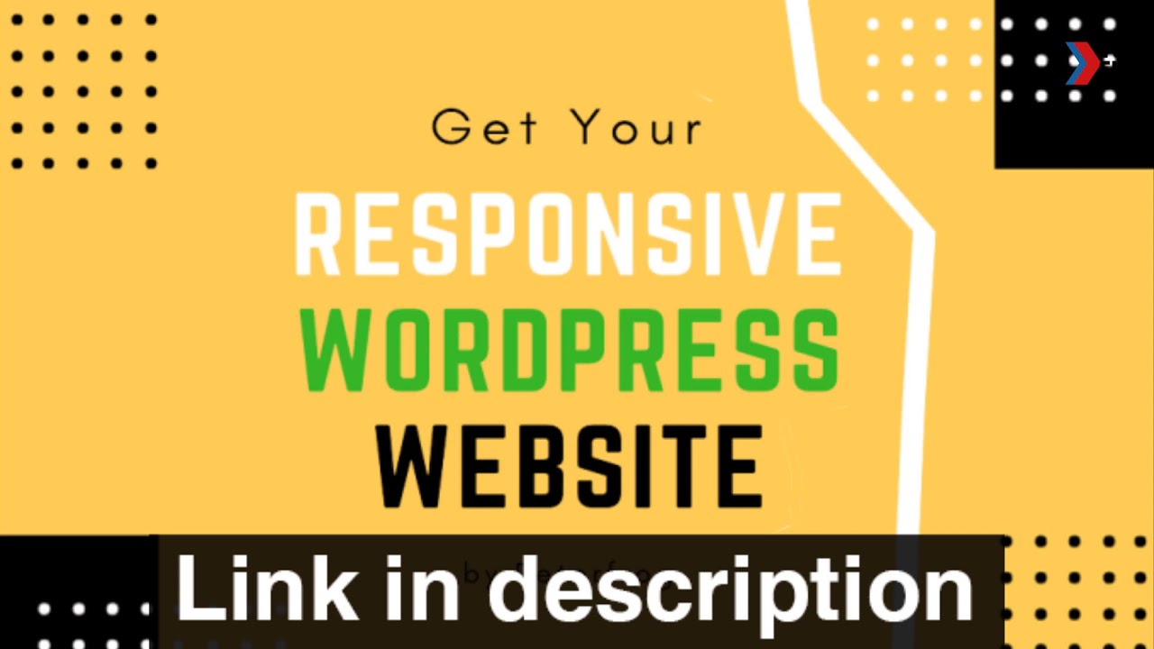 I will build responsive ✅✅✅ WordPress website design 💯💯💯🤩